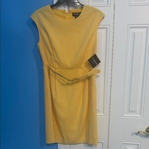 Liz Claiborne Sunny Yellow Midi Dress